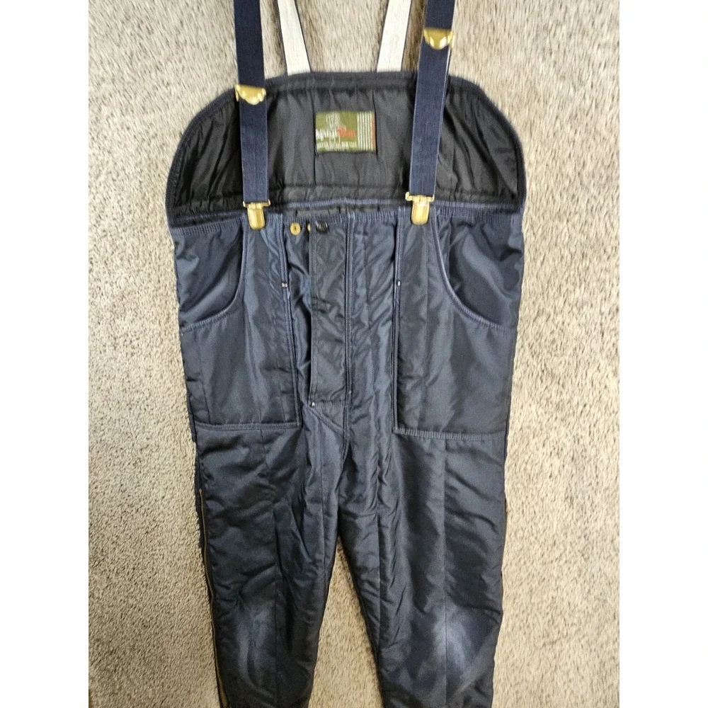 Vintage Refrigiwear Bibs‎ Overalls 345 Insulated Overalls Mens Medium Made USA